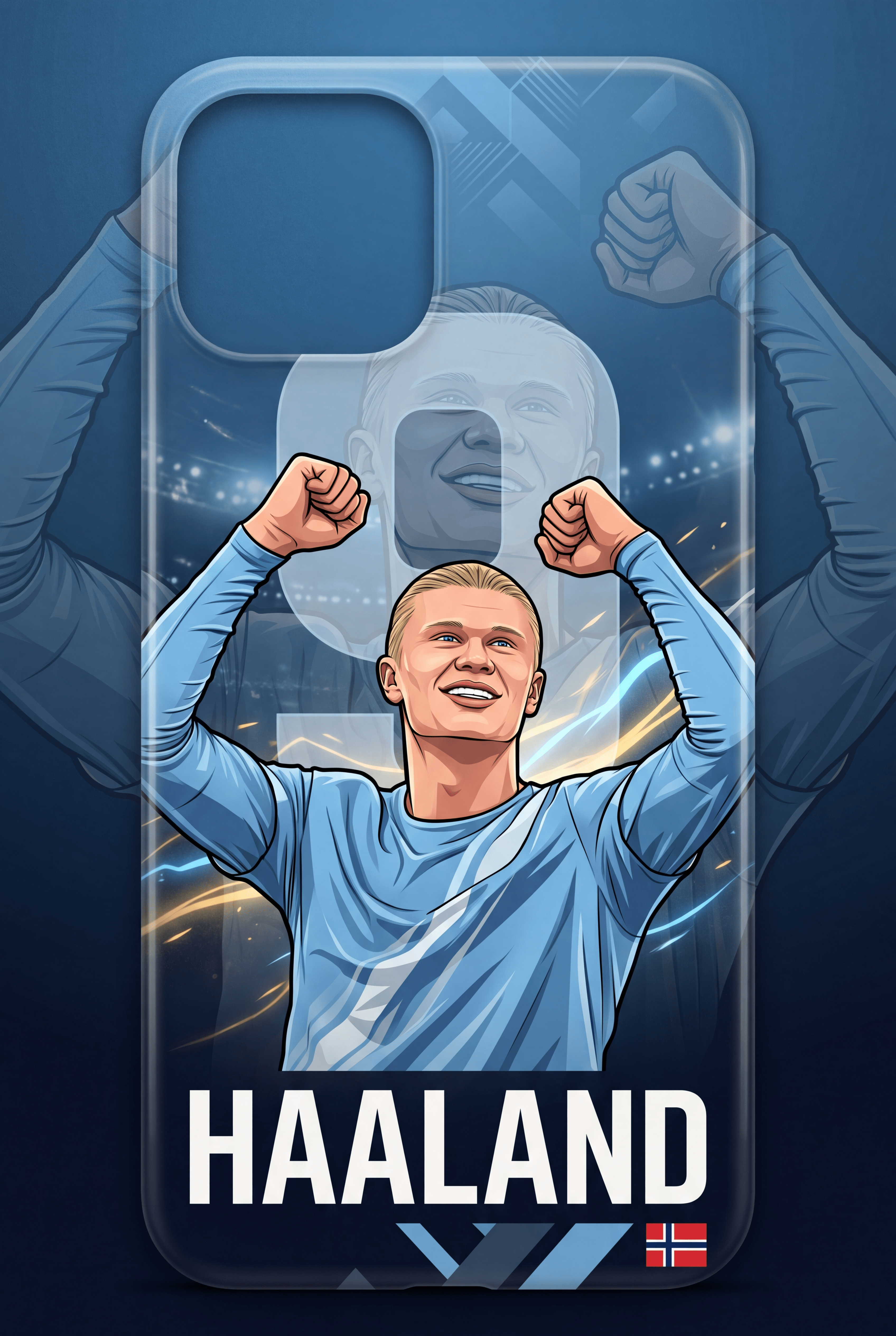 INSPIRED BY HAALAND - Rough phone case - Iphone / Samsung